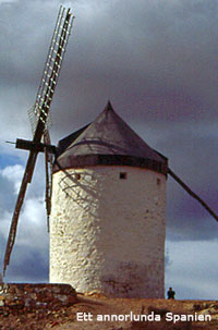 One of the windmills in Campo de Criptana.